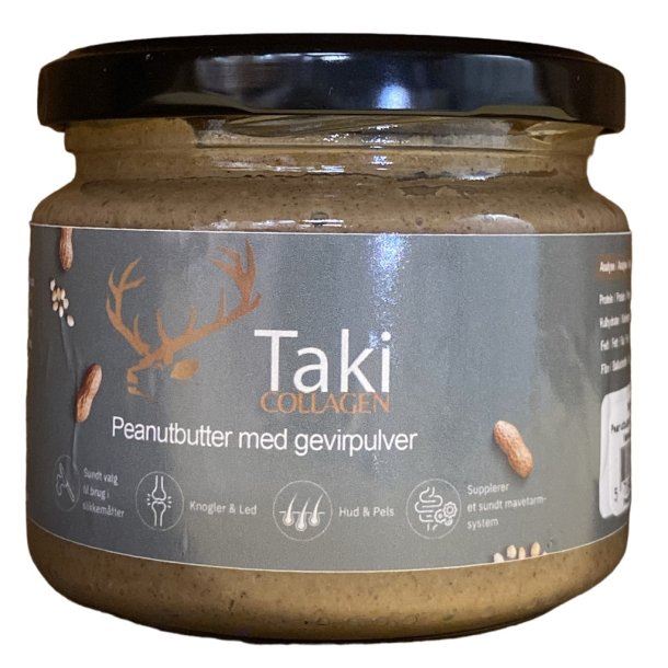 Taki Collagen - Peanutbutter m. Gevirpulver 300g