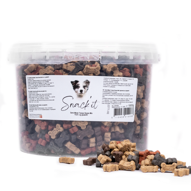 Snack'it Semi-Moist Bones Mix 1,8 kg