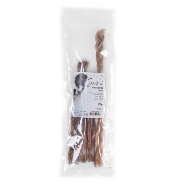 Snack'it - Gedepenis Flettet, 100g 