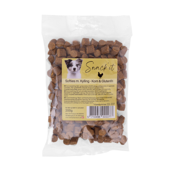 Snack'it - Softies Godbidder - Kylling, 200 gram