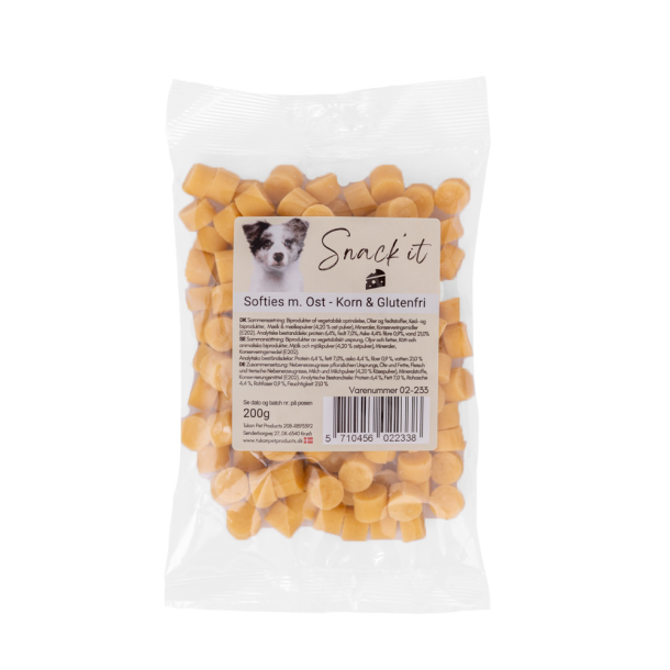 Snack'it - Softies Godbidder - Ost, 200 gram