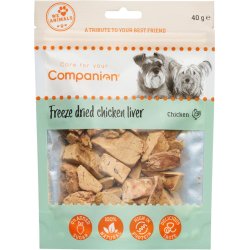 Companion Freeze dried chicken liver, kyllingelever - 40g