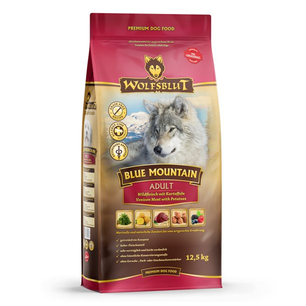Wolfsblut Blue Mountain Adult, 12,5 kg - Vildt &amp; Kanin