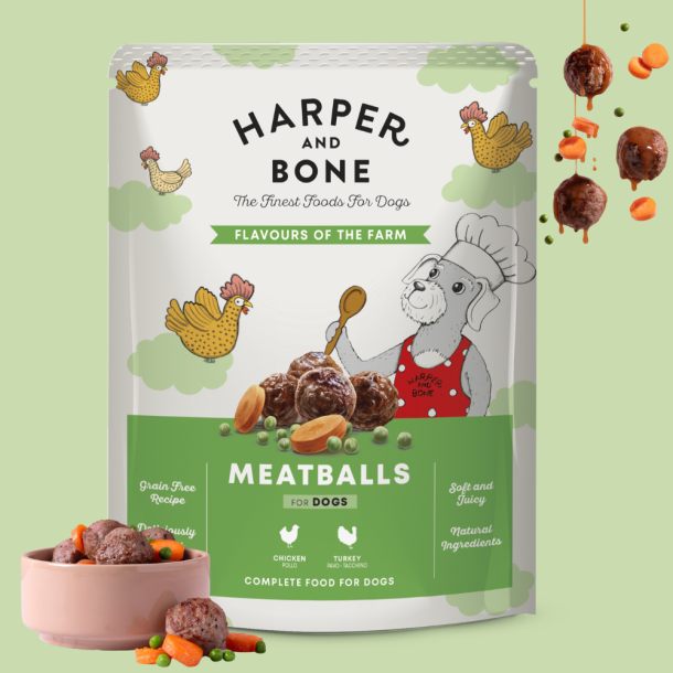 Harper &amp; Bone - Flavours Of The Farm Meatballs - 300 g