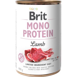 Brit Mono Protein Vdfoder, Lam - 400 g