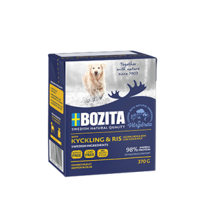 Bozita - Naturals Pate, Kylling & Ris - 370g