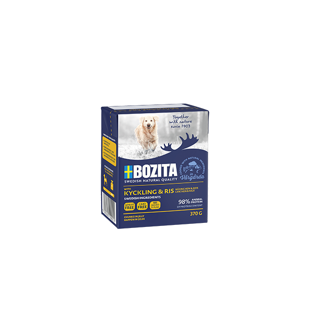 Bozita - Naturals Pate, Kylling &amp; Ris - 370g
