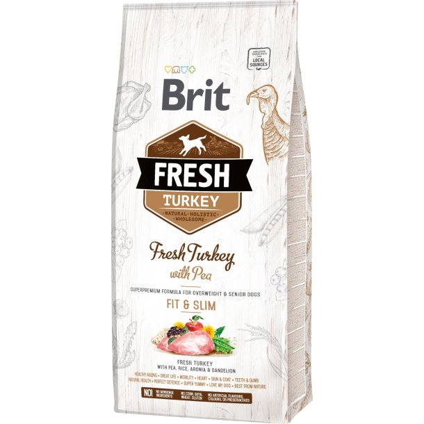 Brit Fresh Adult Fit &amp; Slim Trfoder, Kalkun &amp; rter