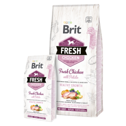 Brit Fresh Puppy Healthy Growth Trfoder, Kylling &amp; Kartoffel
