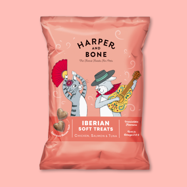 Harper &amp; Bone - Iberico Softies, Kylling, Laks &amp; Tun