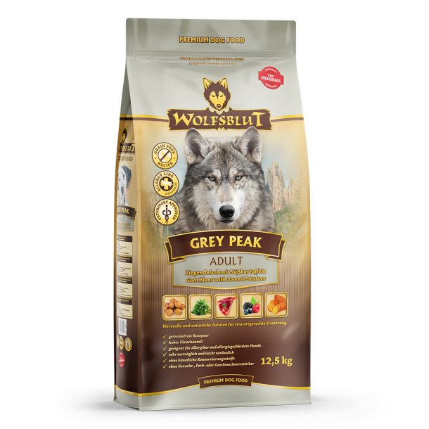 Wolfsblut Grey Peak, Adult 12.5kg - Ged &amp; Hest