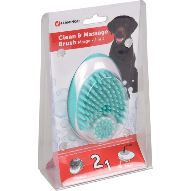 2i1 Plejebrste til badet &amp; Massage - Margo 