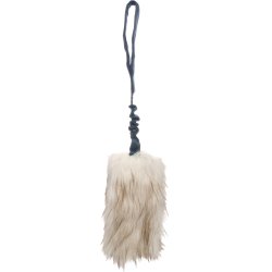 Faux fur Chaser - Hvid, 55X12X4CM