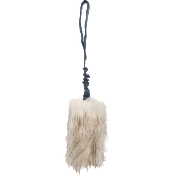 Faux fur Chaser - Hvid, 55X12X4CM