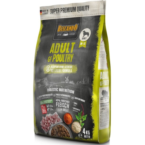 Belcando Adult GF Kylling - Adult, Str: M-XL