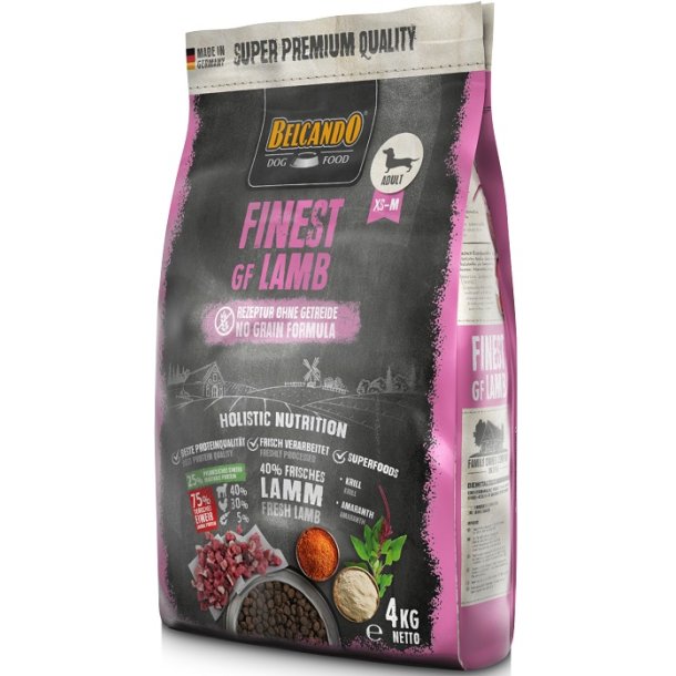 Belcando GF Finest Lam - Instant Sauce, Adult, Str: XS-M 4 kilo