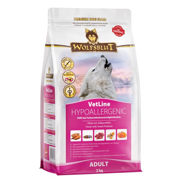 Wolfsblut Vetline - Hypoallergenic trfoder 2KG
