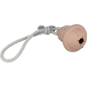 Trixie Xmas - Juleklokke med reb, naturgummi 