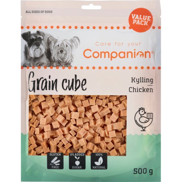 Companion Sm Godbidder Med Kylling, XXL Value Pack - 500 g