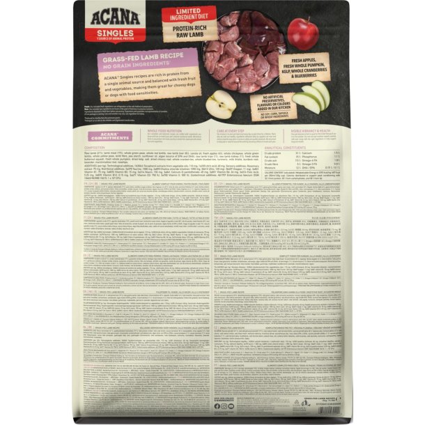 ACANA Singles - Grsfodret Monoprotein Lam&nbsp;