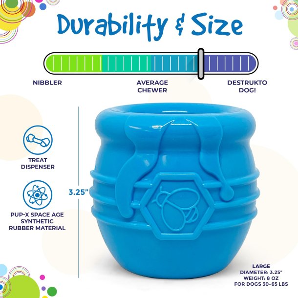 Sodapup Honey Pot - Bl, Large 