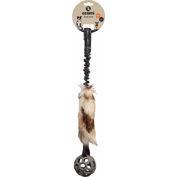 Play-n-tug Faux Fur med Bold 65cm