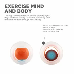 Oh Dog - Topsy Treat Ball - Puslespil, Orange
