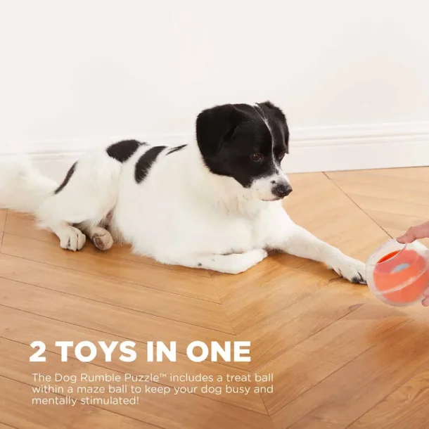 Oh Dog - Topsy Treat Ball - Puslespil, Orange