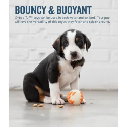 Planet Dog OrbeeBall &#150; Hvid/Orange