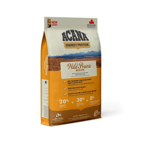 ACANA Highest Protein - Dog Wild Prairie, Kylling, Kalkun og Fisk