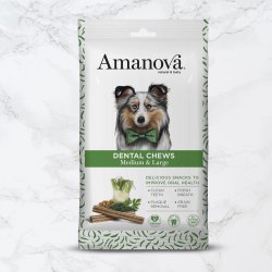 Amanova 7 x Dental Chews - Tandpleje til mellemstore &amp; store hunde, 180 g