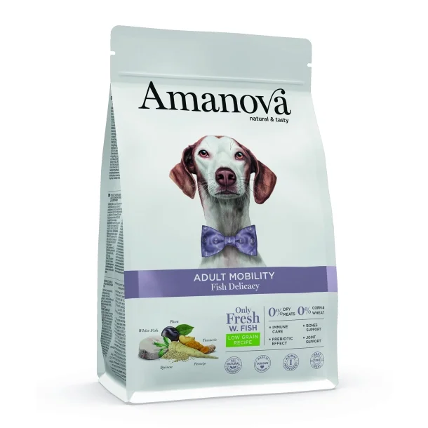  Amanova - Delikat Fisk, Hundefoder med mobilitetsst�tte