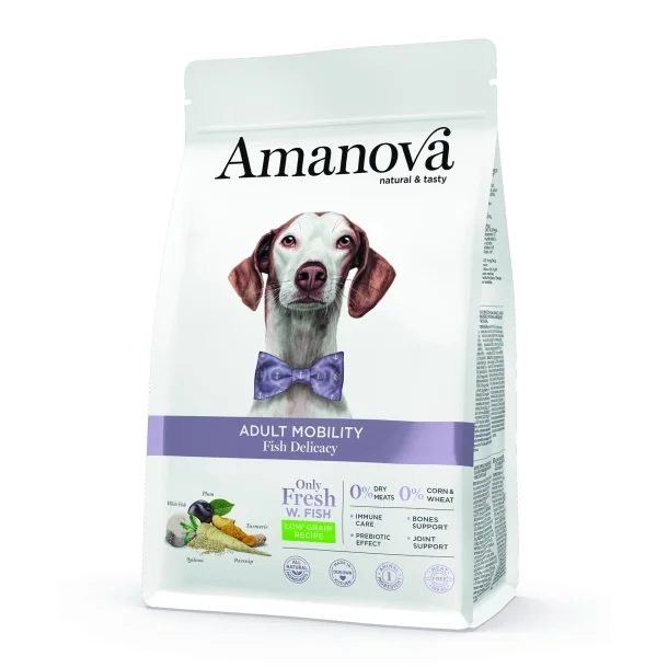  Amanova - Delikat Fisk, Hundefoder med mobilitetsst�tte