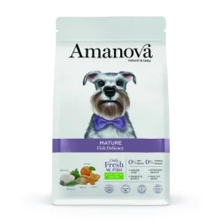 Amanova - Delikat Fisk, Senior hundefoder