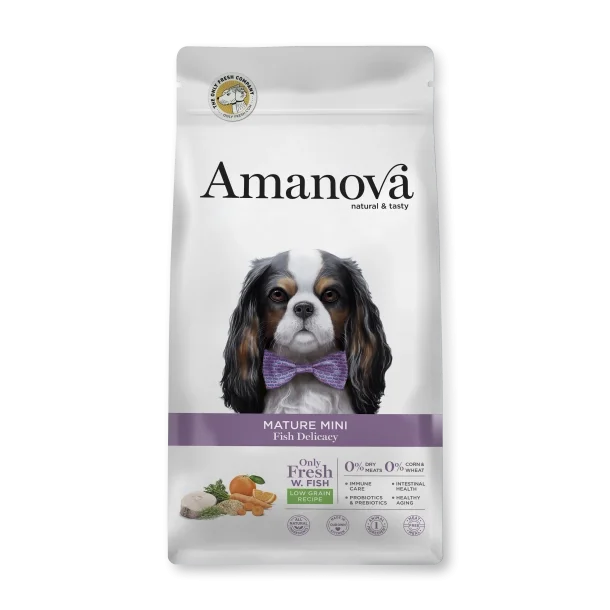 Amanova - Delikat Fisk, Senior hundefoder til sm� hunde
