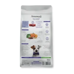 Amanova - Eksklusiv Hjort, Hundefoder til kr�sne hunde