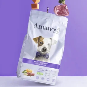 Amanova - Eksklusiv Hjort, Hundefoder til kr�sne hunde