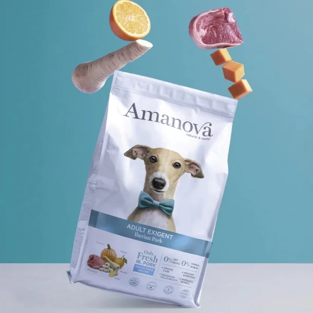  Amanova -  Iberico Gris, Kornfrit voksen hundefoder
