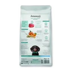 Amanova - Iberico Gris, Kornfrit voksen hundefoder til sm� hunde
