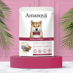 Amanova - L�kker Kalkun, Kornfrit v�dfoder til voksne hunde