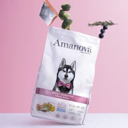  Amanova - Luksus Laks Sensitive, kornfrit voksen hundefoder 