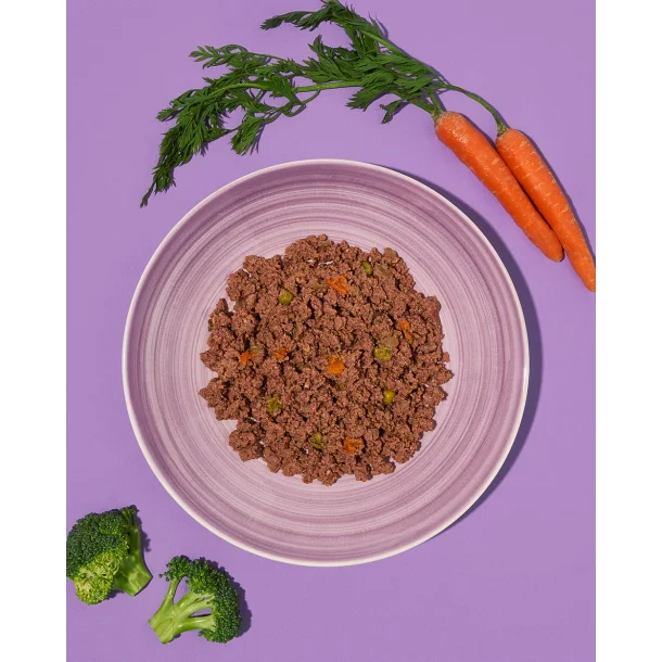 Amanova - Saftig Okse &amp; Kylling, Kornfrit v�dfoder til voksne hunde 