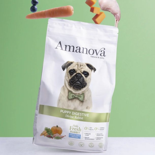 Amanova - Sk�n Kanin - Kornfrit hvalpefoder