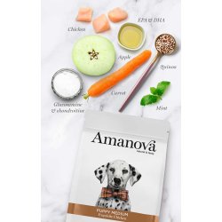 Amanova - Uds�gt Kylling - Hvalpefoder til mellemstore hunde