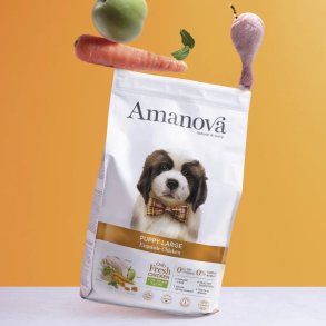 Amanova - Uds�gt Kylling, Hvalpefoder til store hunde