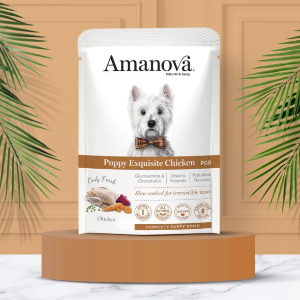 Amanova - Uds�gt Kylling, Kornfrit v�dfoder til hvalpe