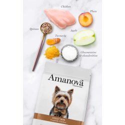 Amanova - Uds�gt Kylling, Voksen hundefoder til sm� hunde