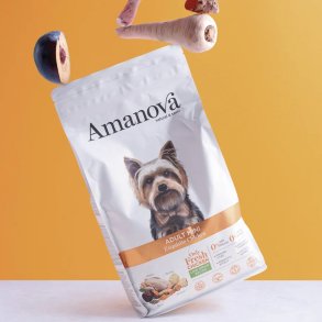 Amanova - Uds�gt Kylling, Voksen hundefoder til sm� hunde