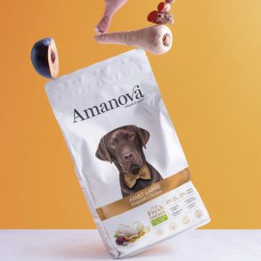 Amanova - Uds�gt Kylling, Voksen hundefoder til store hunde