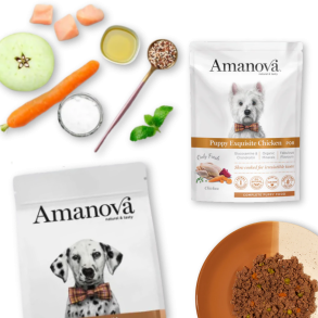 Hvalpefoder pakke til mellemstore hunde, Uds�gt kylling 